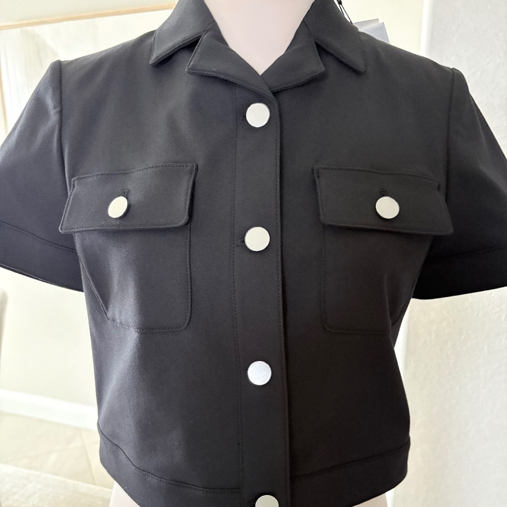 NWT Theory Neoteric Twill Cropped Jacket